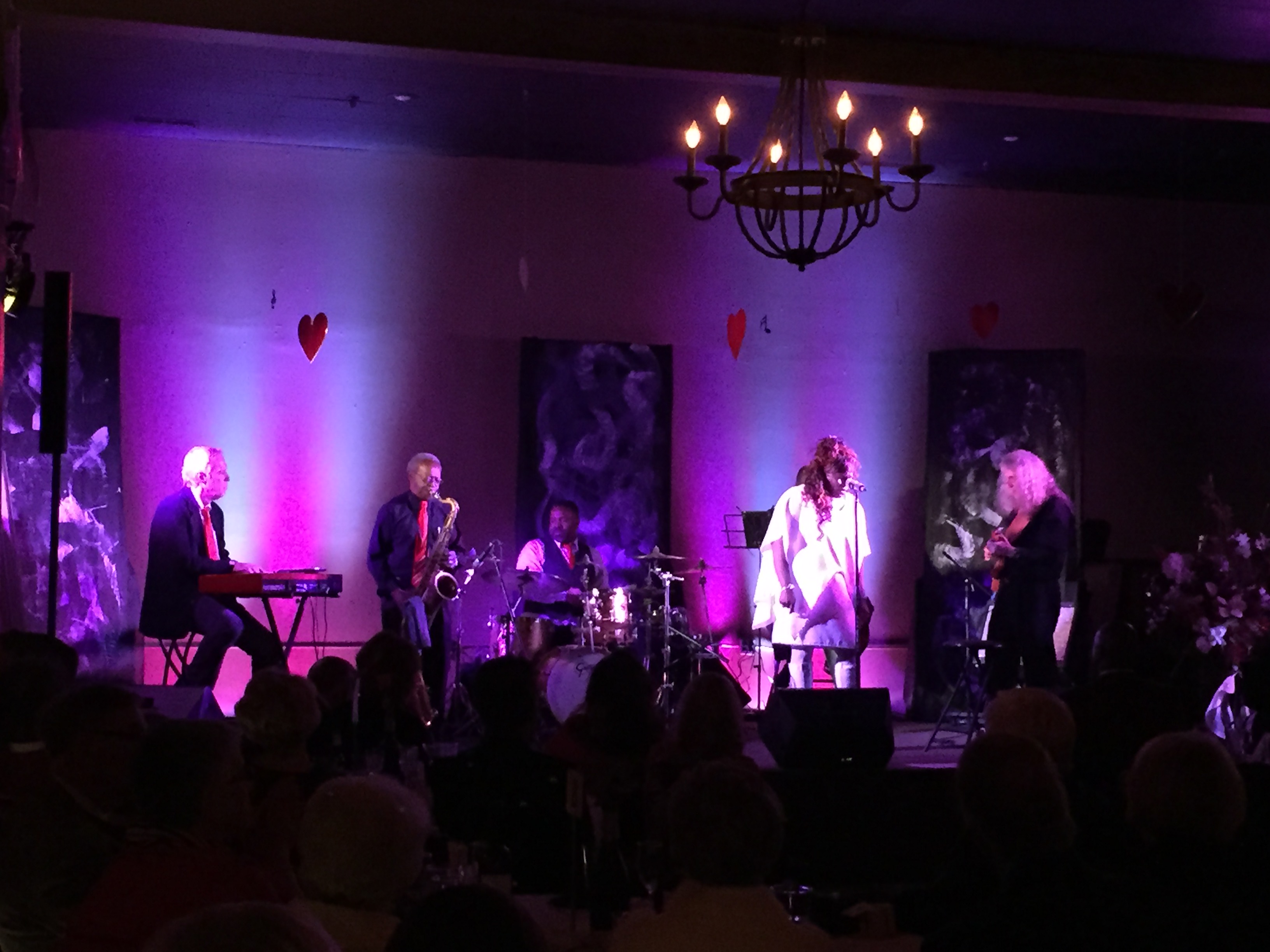Live band performance